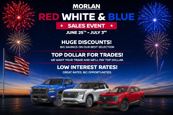 Morlan Red White and Blue Sales Event